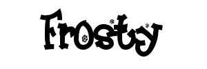 Frosty font