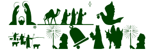 SL Christmas Silhouettes font
