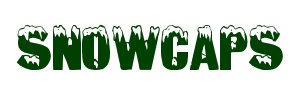Snowcaps font