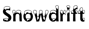 Snowdrift font