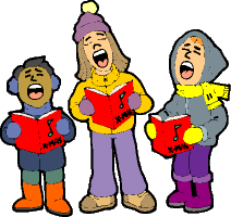 Christmas carolers