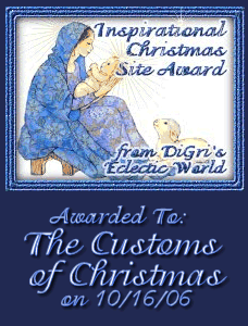 Inspirational Christmas Site Award