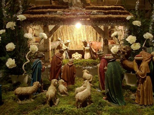 Nativity creche such as those made in Italy