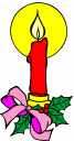 Christmas candle